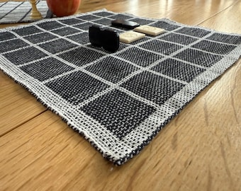 Handwoven Tak Game Board - 6x6 - cotton - strategy game from Rothfuss' The Kingkiller Chronicle