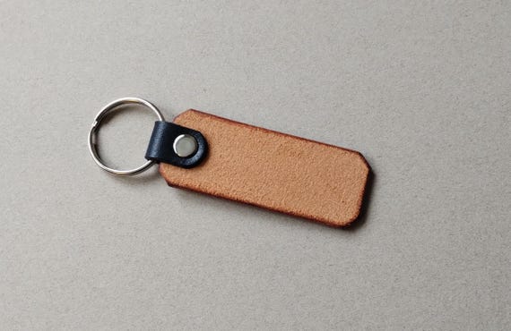 Genuine Leather Key Chain Holder With Trigger Clasp - Utility Key Ring For Bikers, Maintenance & Office | Handmade In USA