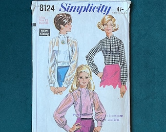 Vintage Simplicity 8124 Blouse Pattern