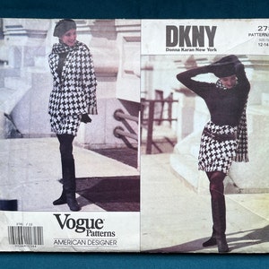 Vogue American Designer DKNY Suit Pattern, Uncut
