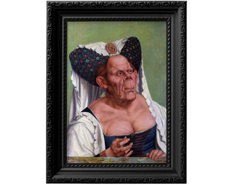 La duquesa fea Impresión: Retrato grotesco de Quentin Matsys