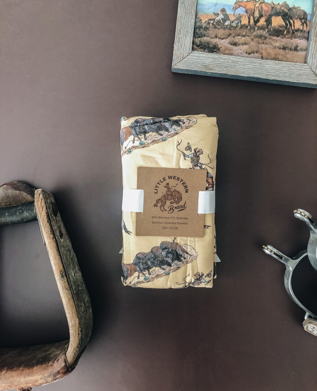 Cowboy's & Indian's Swaddle Blanket Etsy