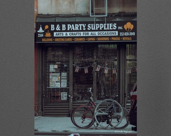Photography Print: "Party Supplies Shop" (Unframed)