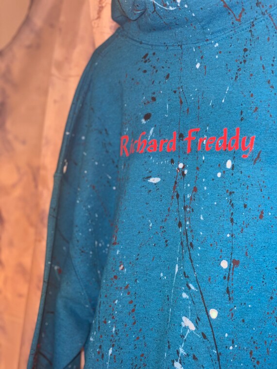 Customized Paint Splatter Hoodie Etsy