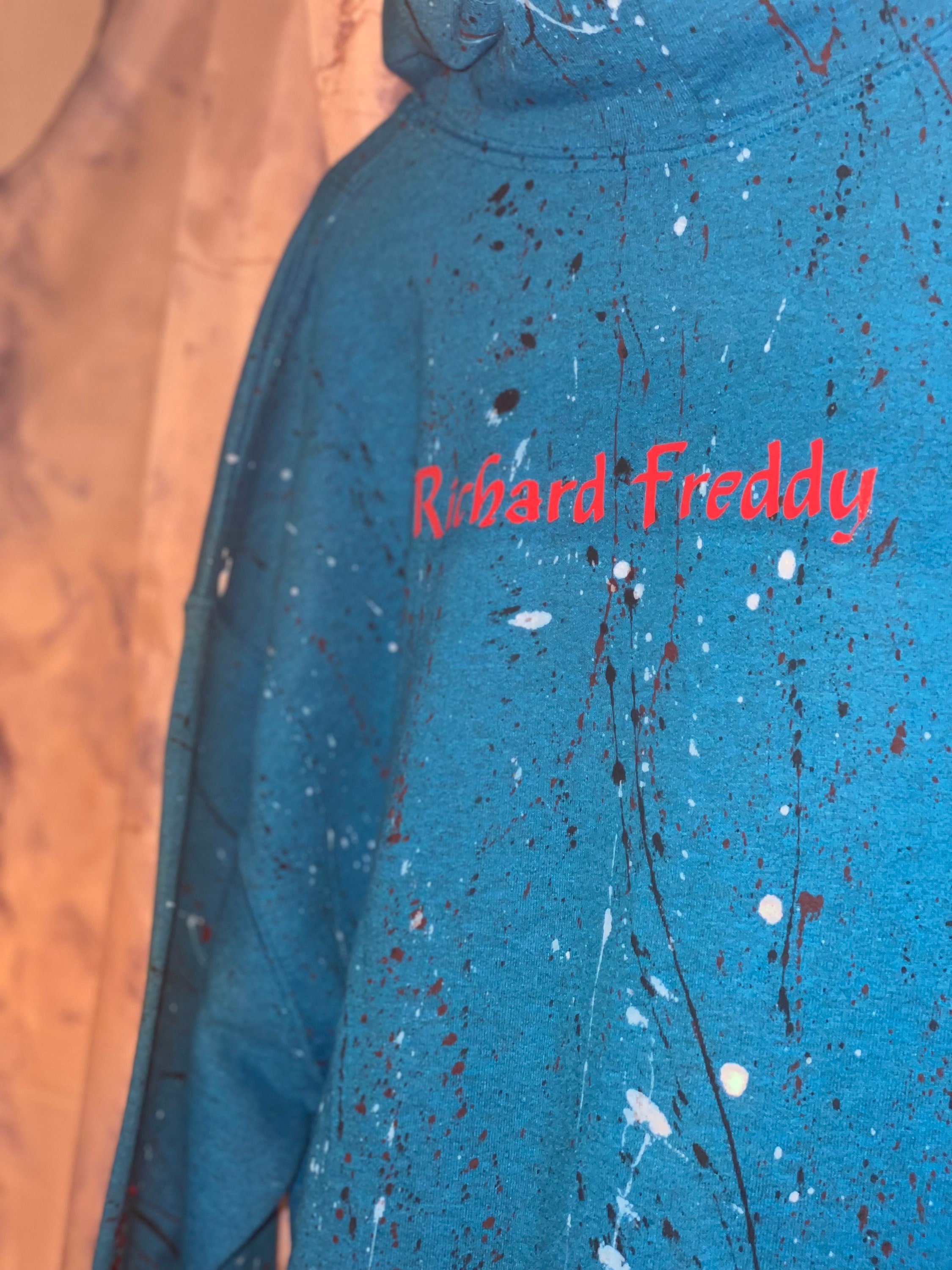 Customized Paint Splatter Hoodie Etsy UK