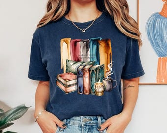 Comfort Colors T-shirt, Just One More Chapter Tee, Book Lover Gift, Bookworm Reading Graphic Shirt, Bibliophile Avid Reader Apparel