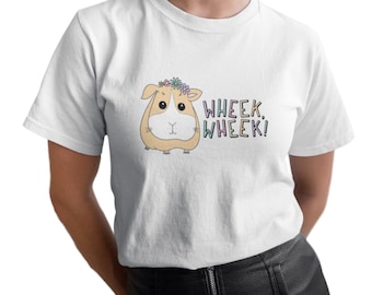 Guinea Pig T-Shirt | Wheek Wheek Shirt - Gift for Guinea Pig Lover - Guinea Pig Owner - Guinea Pig Gift - Guinea Pig Birthday Pet Gift