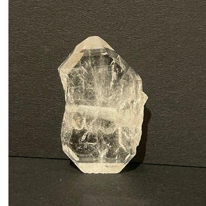 RAW Natural Clear Quartz Crystal Specimen , RARE clear quartz crystal , healing stone, crystal, mineral specimens , healing crystals , rare