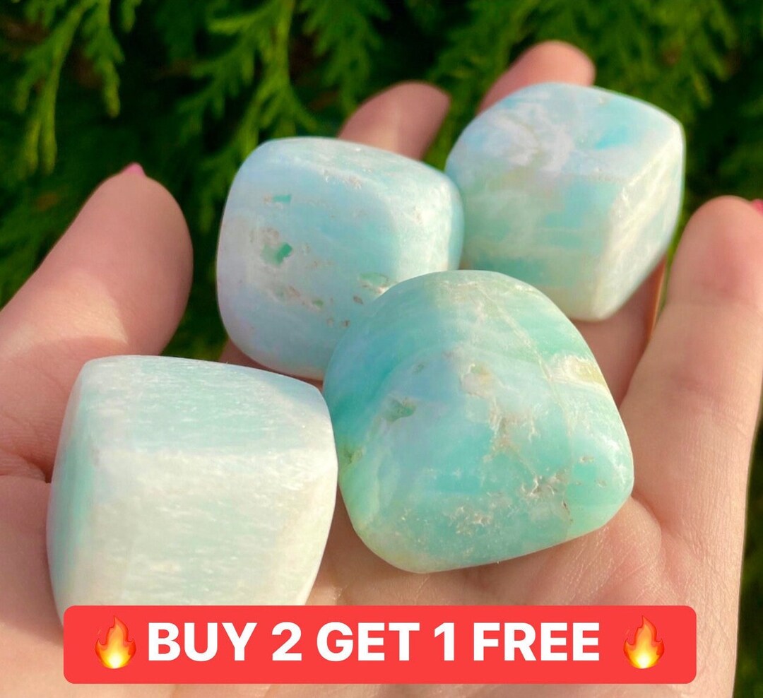 NEW Caribbean Calcite Tumble Rocks, Caribbean Calcite Pocket Stone ...