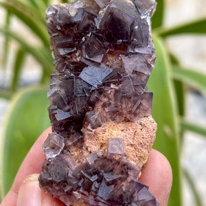 400 CTS Natural Purple Fluorite Specimen , Mineral Specimens , Crystals