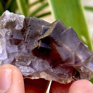 330 CTS Natural Purple Fluorite Specimen , Mineral Specimens , Crystals