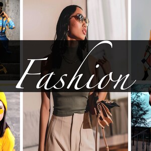 5 Fashion LIGHTROOM Presets Mobile Desktop Lebendige Stimmung Fashionista Boutique Model Kleidung Filter Presets Instagram Blogger Influencer