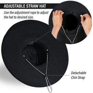 Funcredible Sun Hat For Women - Wide Brim Hat - Large Floppy Beach Hat