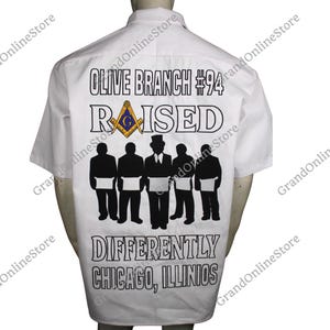 Custom Masonic Lodge Shirt: Olive Branch #94, Chicago