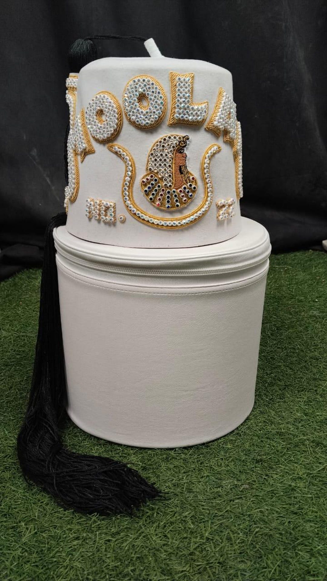 Custom DOI Masonic Fez Set Daughters of Isis Fez With Case | Imperial ...