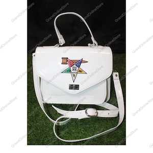 Embroidered OES Masonic Bag: Personalized Order of the Eastern Star Handbag