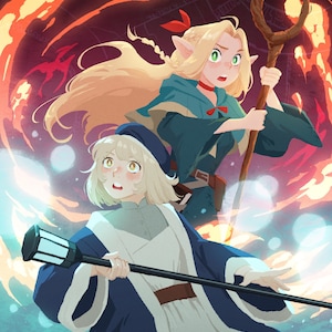 Falin and Marcille Women in Dungeon - Print