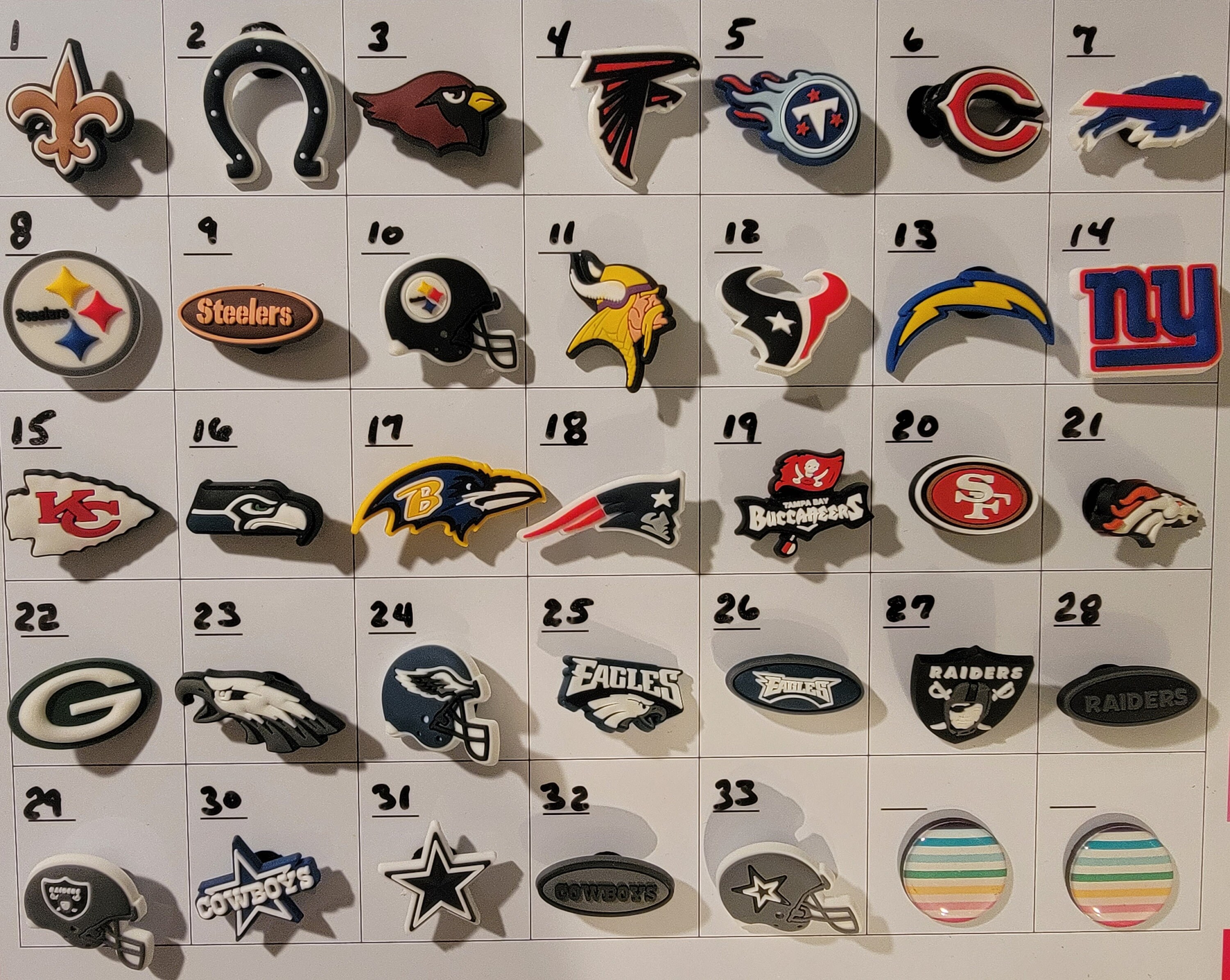 Sports Shoe Charms FootballNFL Etsy