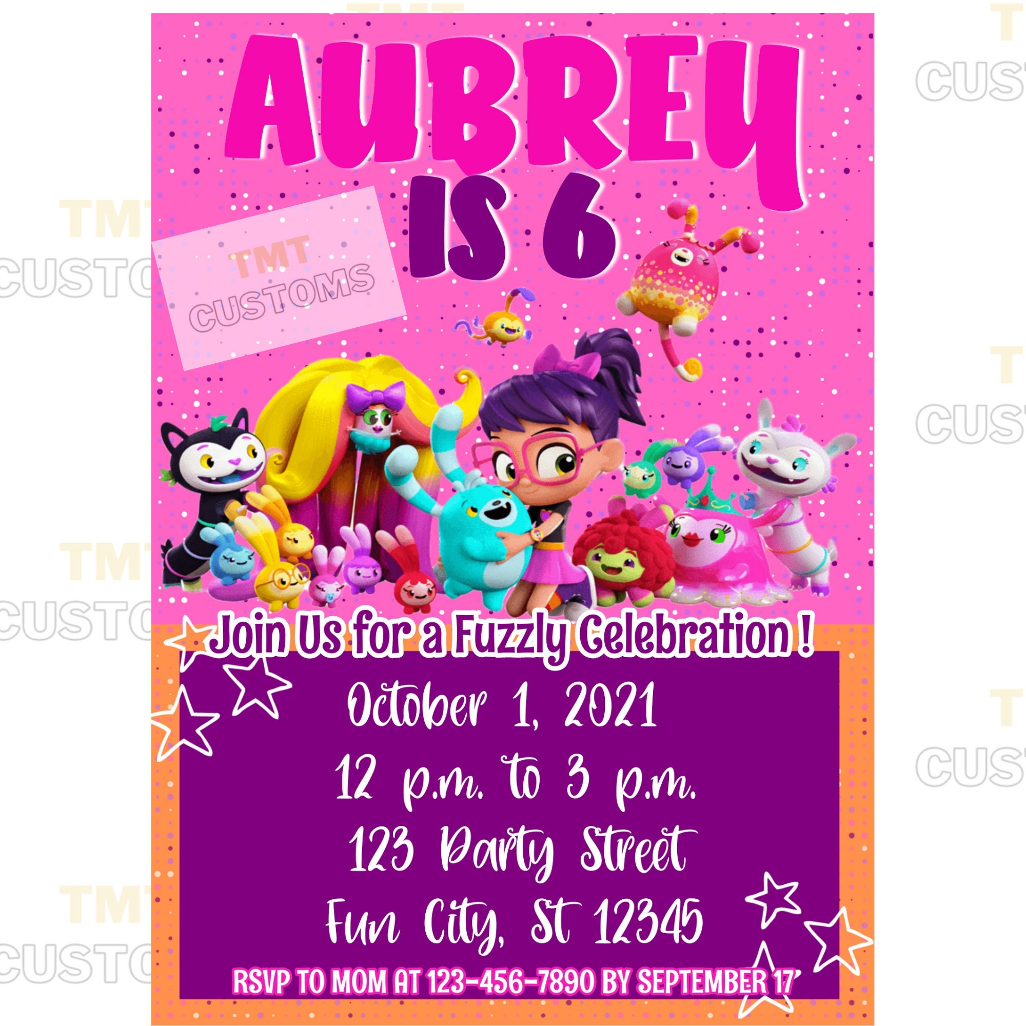 Abby Hatcher Inspired Birthday Invitation DIGITAL DOWNLOAD - Etsy