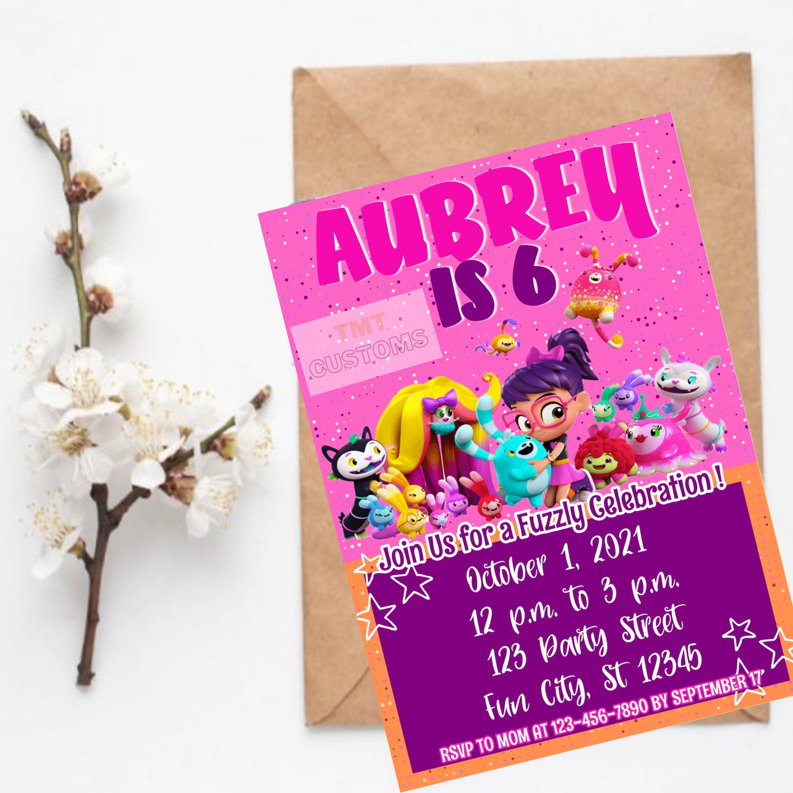 Abby Hatcher Inspired Birthday Invitation DIGITAL DOWNLOAD - Etsy