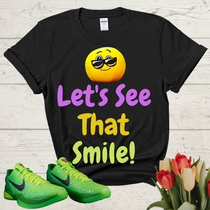 Let&#39;s See That Smile, Smiley T-Shirt, Smile T-Shirt, Short-Sleeve Unisex T-Shirt