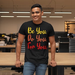 Be You Do You For You Positivity Red Motivational Quote