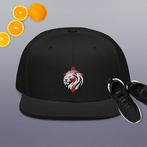 Lion of Judah Embroidered Logo Hat, Jesus Hat, Jesus Cap, Lion of Judah Hat, Hebrew Israelite Clothing, Jesus the Lion, Christian Hat