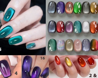 15ml / Free Shipping / 2024 NEW Cat Eye Gel /Free magnet / Set / New color