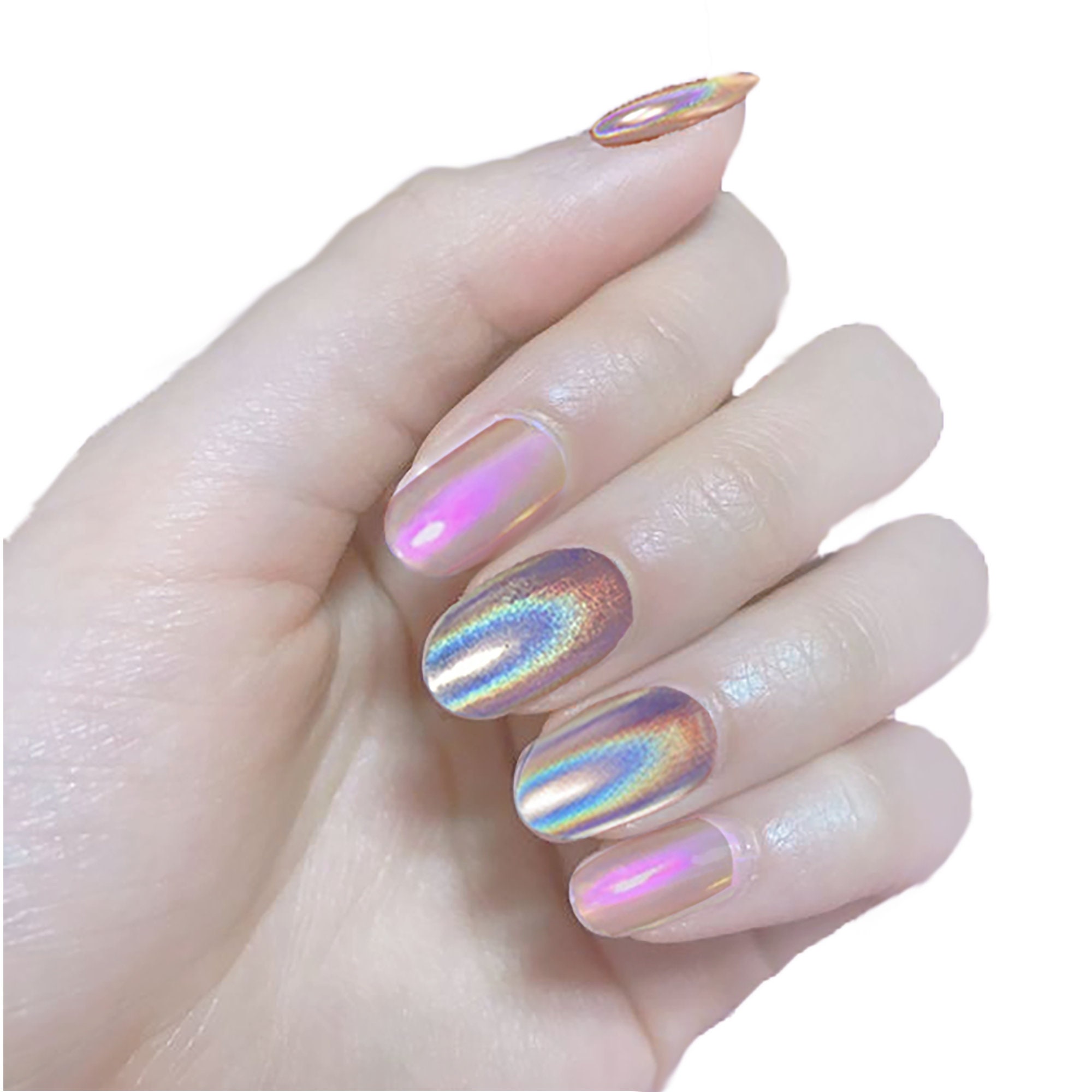Chromatic Pearl Nails: The Opalescent Glazed Donut Update We Needed This  Summer