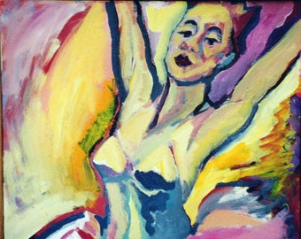 Art / acrylic painting / "Ballerina" by Luise Horwath / Berlin