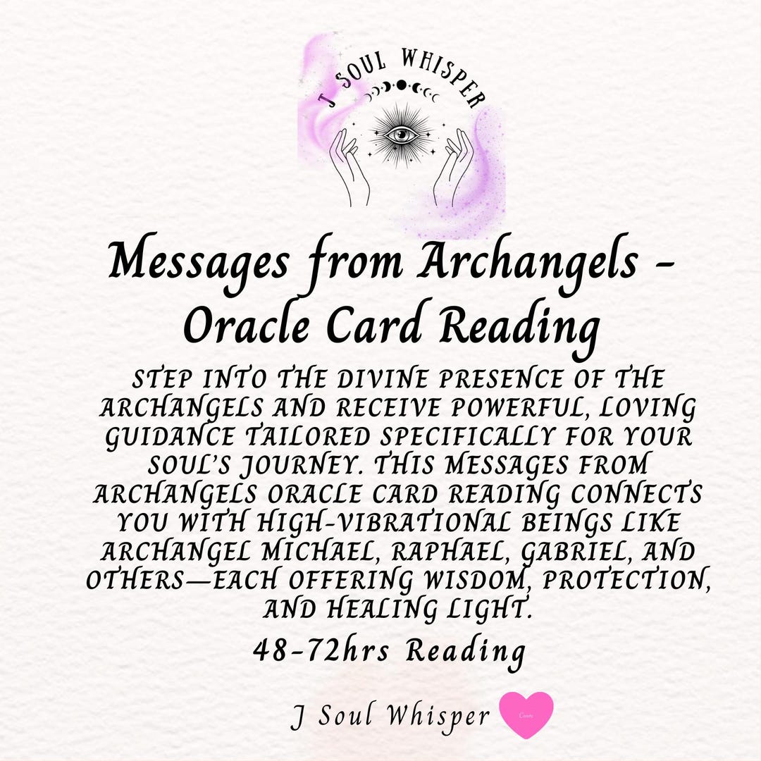 Messages From Archangels - Oracle Reading (not a Deck!)/oracle/reading ...