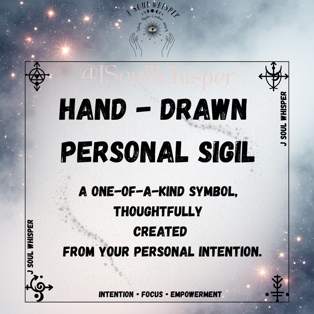 Custom Hand Drawn Sigil/unique Magical Symbol Created for You ...