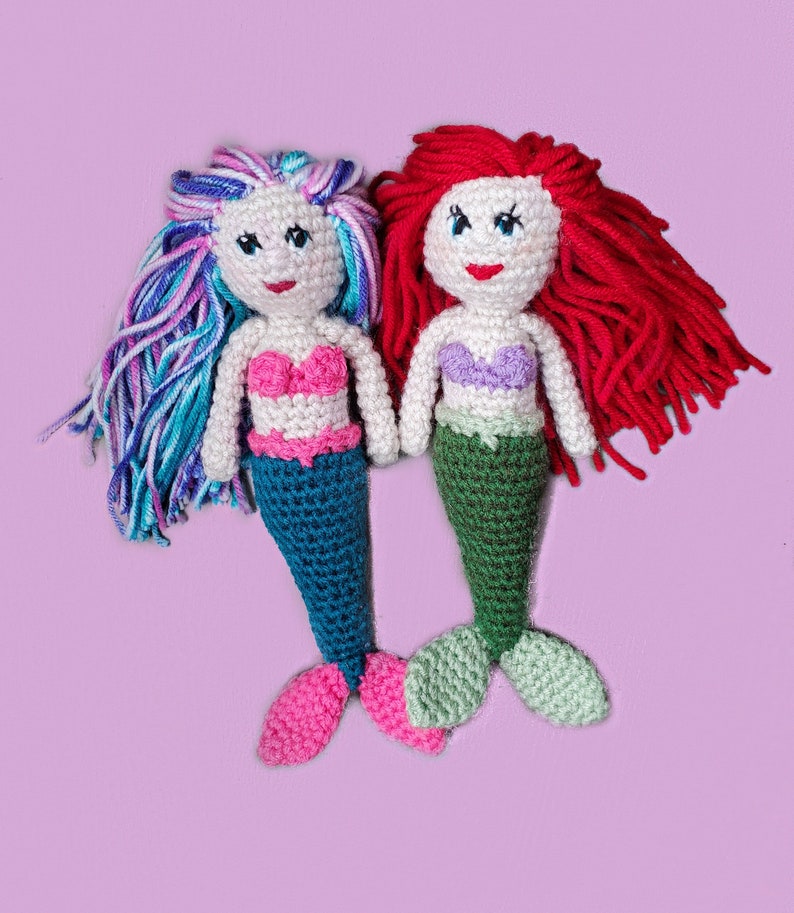 Mermaid Doll Crochet Pattern PDF Pattern Etsy