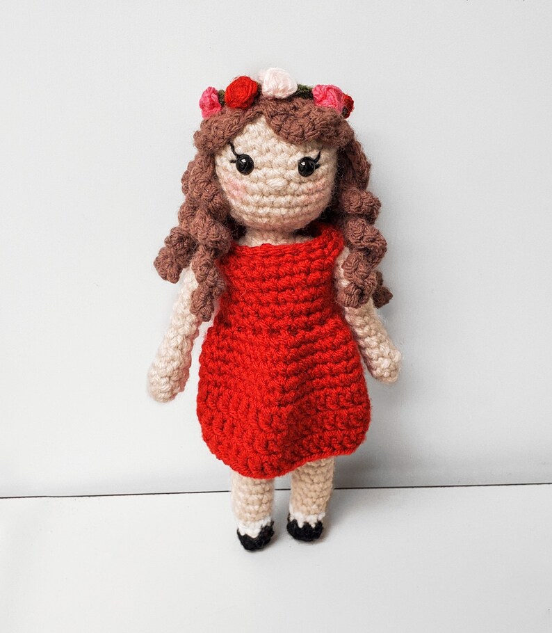 Rose Doll Crochet Pattern Etsy