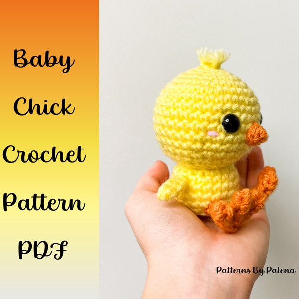 PATTERN ONLY Baby Chick PDF Crochet Pattern, instant download