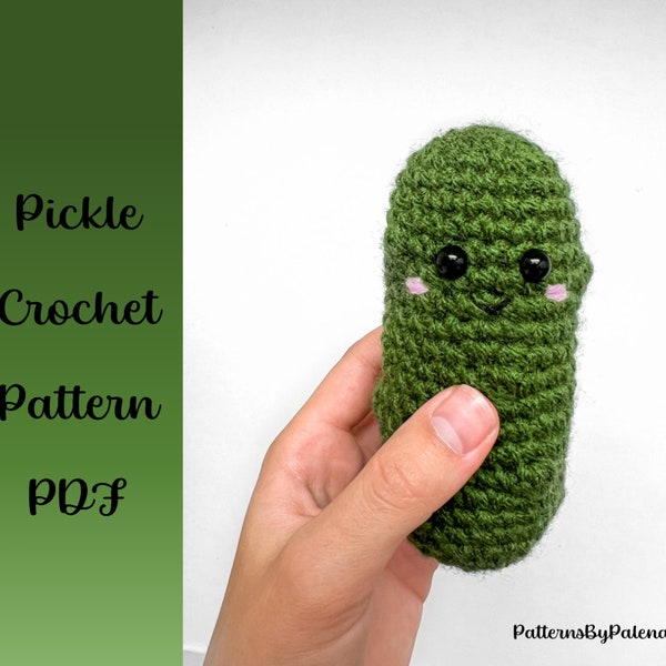 PATTERN ONLY, Easy Pickle Crochet Pattern, instant DOWNLOAD