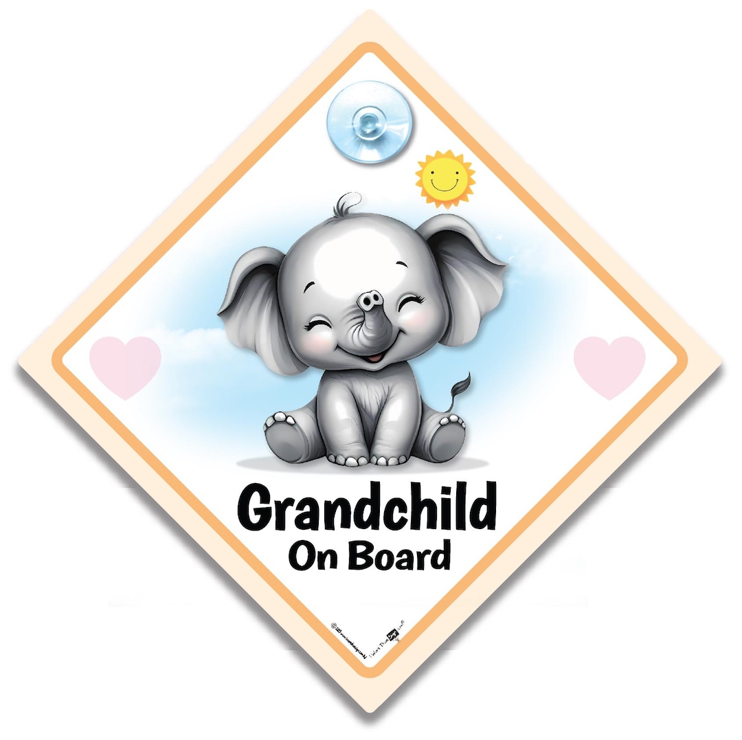 Nephew On Board Autoschild – Gelb/schwarzes Schild Mit Gummisaugnapf, 14x14 Cm