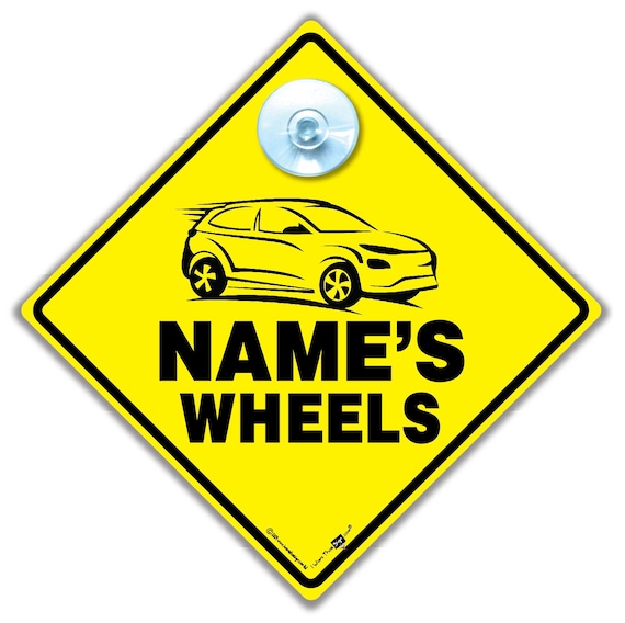 Suction Cup Taxi Sign Personalised Taxi Car Sign With Suction Cup ...
