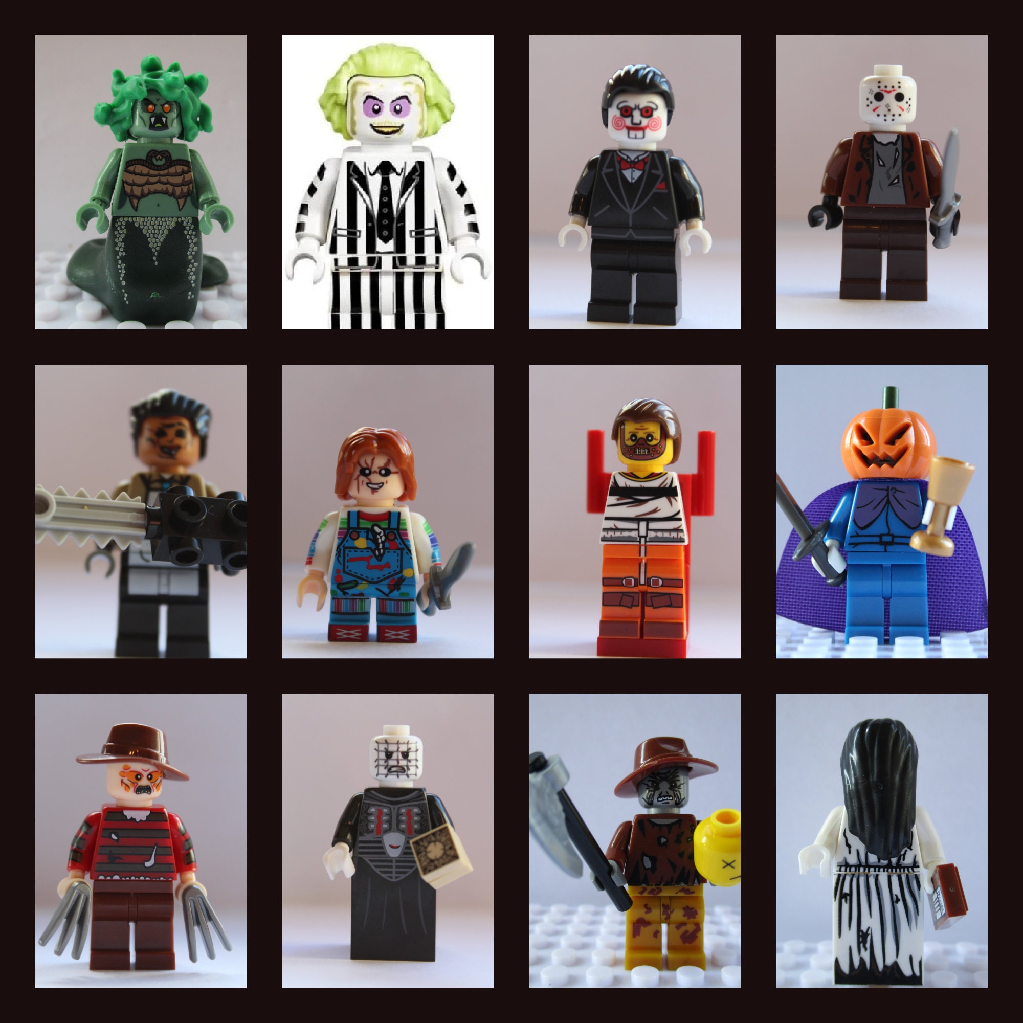 Horror Halloween Monster Toy Action Mini Figures Models Decorations F…