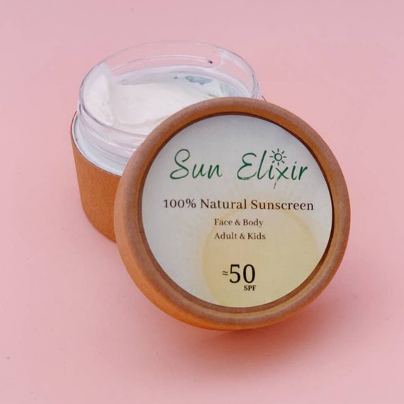 SUN ELIXIR™ 100 Natural Sun Protection 50 SPF Etsy