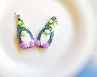 Halloween gnome earrings, fall gnome, jewelry gift