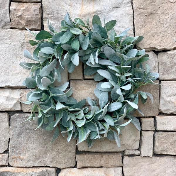 Lambs Ear Wreath Etsy