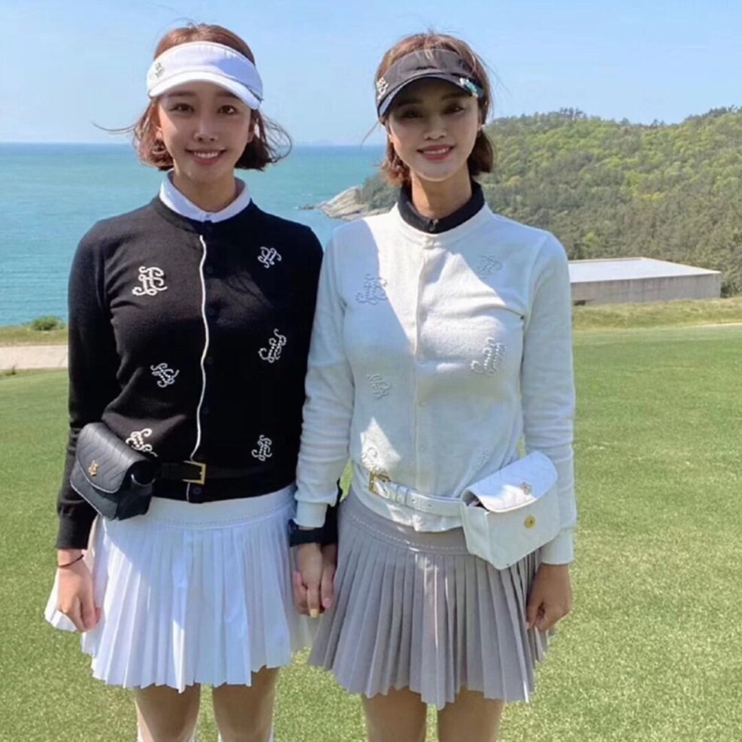 Golf Belt Bag, Leather, Korean Brand, Golf Leather Belt, Golf Bag for