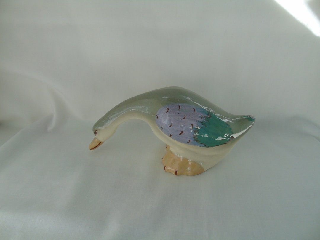 Simmons California Pottery Feeding Goose - Etsy