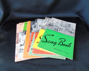 Set of 9 "The Seng Book" 1950-1956