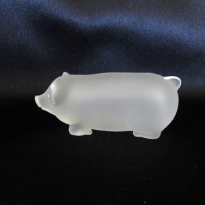 Westmoreland Glass &quot;Porky Pig&quot; C. 1982