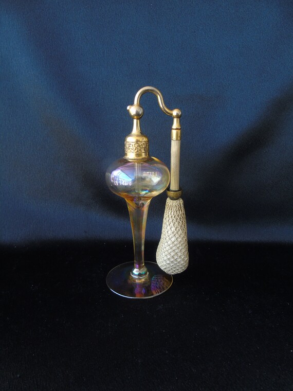 De Vilbiss Iridescent Atomizer Perfume Bottle