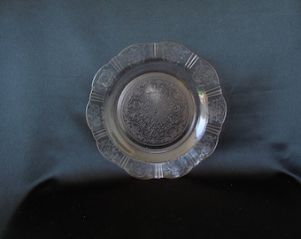 Assiette plate américaine rose dépression Sweetheart