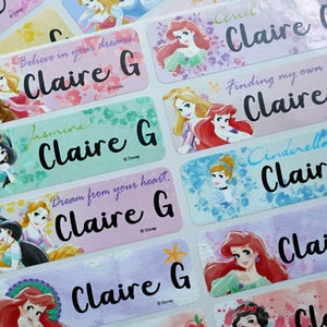 Kids Name Stickers and Iron on Labels, Daycare Name Labels, Preschool Name  Labels, Waterproof Name Labels, Back to School Gift for Kids 