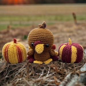 Thanksgiving turkey, Turkey, Thanksgiving, Holiday turkey, Crocheted turkey, Amigurumi turkey, Handmade turkey, Thanksgiving decoration,